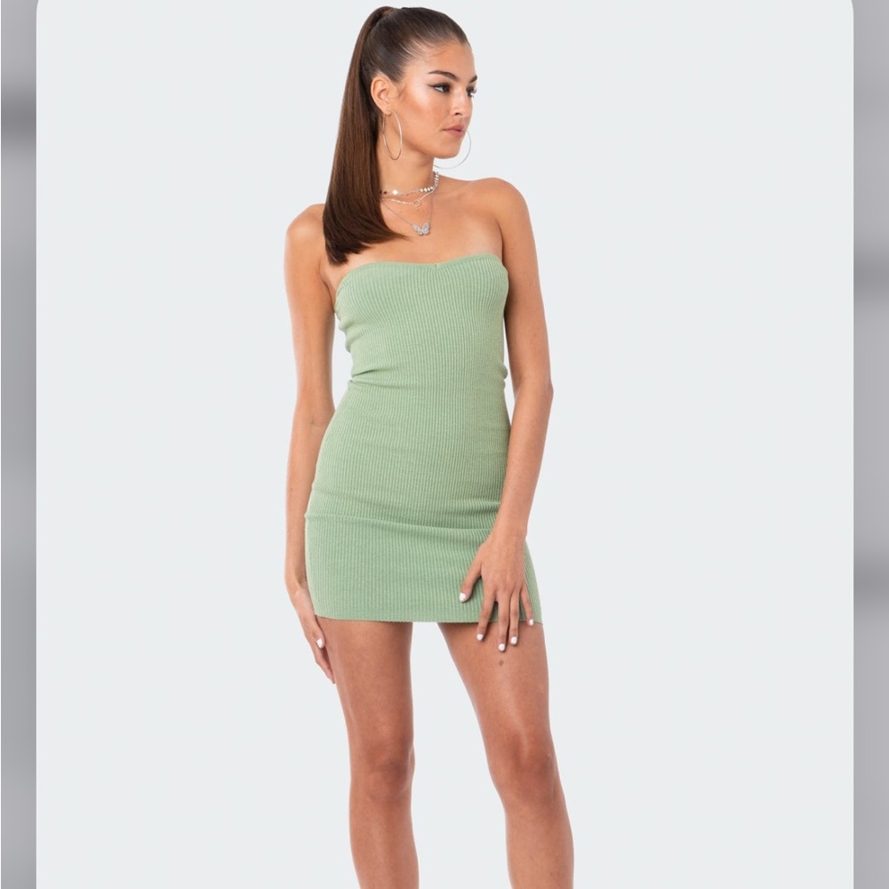 Edikted Sweetheart Knit Dress